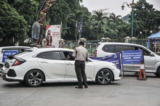 Pemberlakuan Ganjil Genap di Tempat Wisata