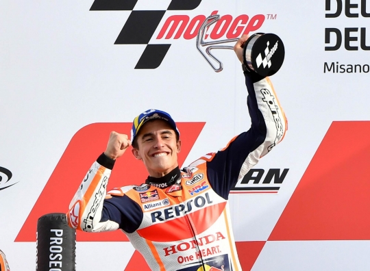 Selebrasi Quartararo Kunci Juara Dunia MotoGP, Marquez Menang GP Misano