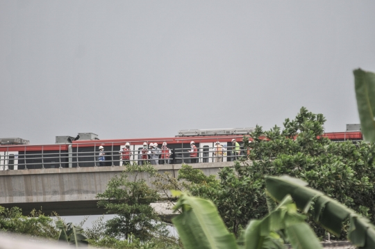 Kondisi Ringsek Kereta LRT Jabodebek Usai Tabrakan di Cibubur