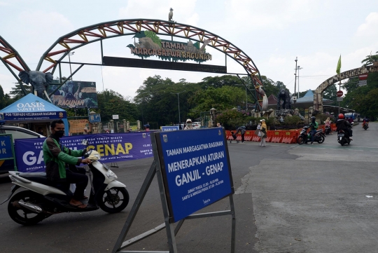 Penerapan Ganjil Genap di Taman Margasatwa Ragunan