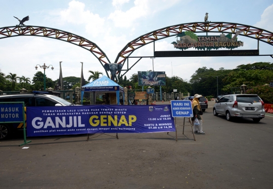 Penerapan Ganjil Genap di Taman Margasatwa Ragunan