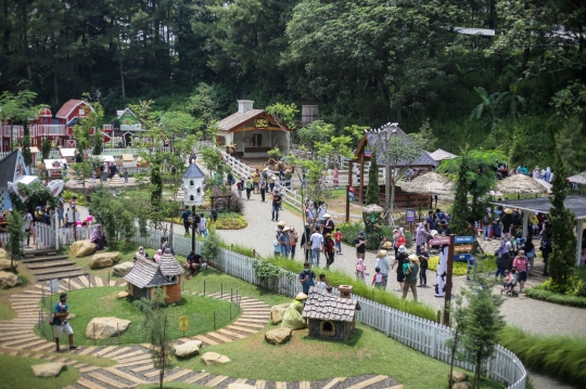 Pengunjung Padati Wisata Kawasan Puncak