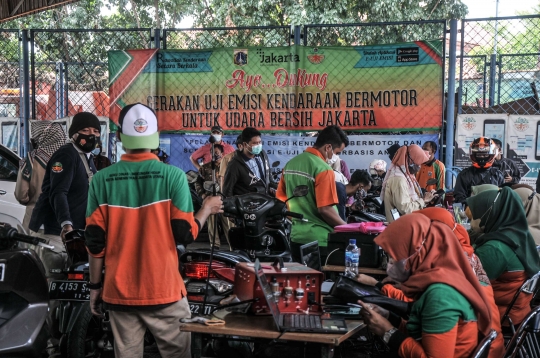 Uji Emisi Gratis Sepeda Motor