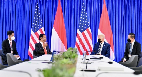 Jokowi Bincang dengan Joe Biden di Sela COP26