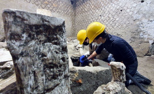 Penemuan Langka Kamar Budak Era Romawi di Kota Kuno Pompeii