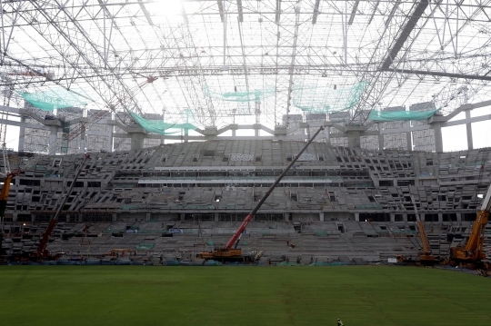 Kondisi Terkini Pembangunan Jakarta International Stadium