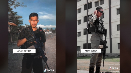 Potret Tiga Kakak Beradik Sukses jadi Polisi Bikin Bangga, Ortunya Bukan Abdi Negara