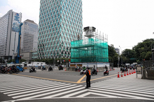 Tugu Jam Thamrin Akan Dipindahkan Sementara