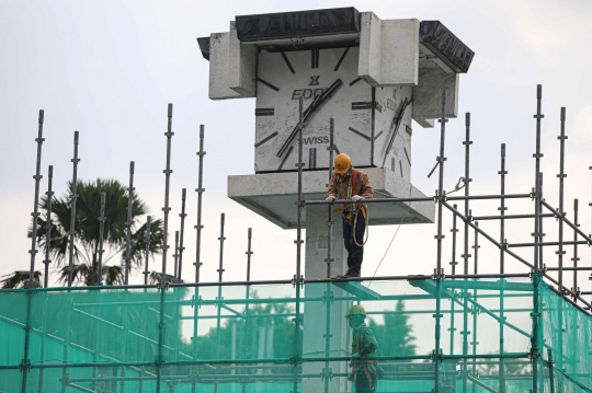 Tugu Jam Thamrin Akan Dipindahkan Sementara