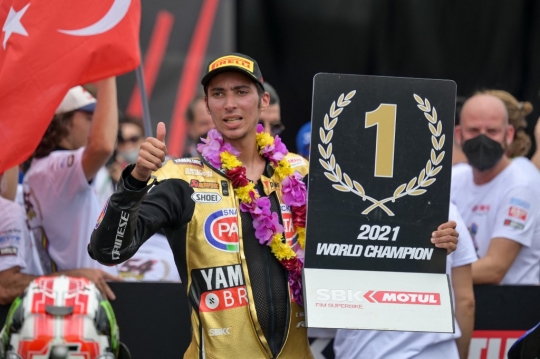 Toprak Razgatlioglu Rebut Juara Dunia WSBK 2021 di Sirkuit Internasional Mandalika