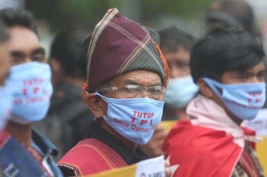 Masyarakat Adat Tono Batak Geruduk Kantor Luhut Binsar Panjaitan