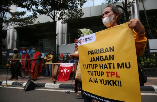 Masyarakat Adat Tono Batak Geruduk Kantor Luhut Binsar Panjaitan