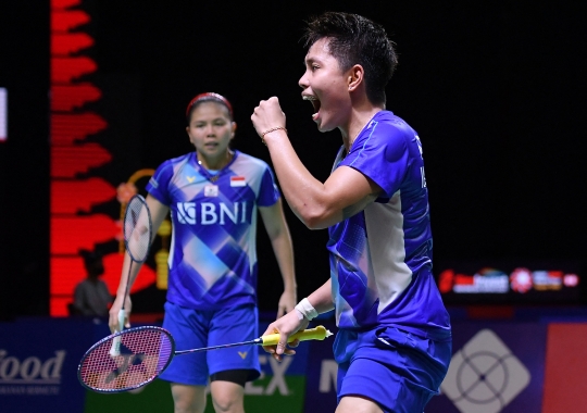 Tumbangkan Wakil Jepang, Greysia/Apriyani Tembus Semifinal Indonesia Open