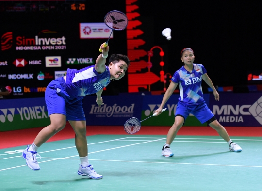 Tumbangkan Wakil Jepang, Greysia/Apriyani Tembus Semifinal Indonesia Open
