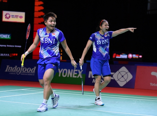 Tumbangkan Wakil Jepang, Greysia/Apriyani Tembus Semifinal Indonesia Open