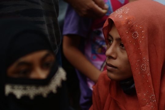 Aksi Demo Pengungsi Rohingya di Depan Gedung UNHCR