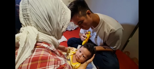 Potret Baby Kenzo Usai Rambutnya Dipotong Baim Wong, Hasilnya Tak Rapih Bikin Ngakak