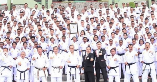 Sangar Jenderal TNI Berdarah Kopassus, Pecahkan Rekor Ujian Karate Sabuk Hitam