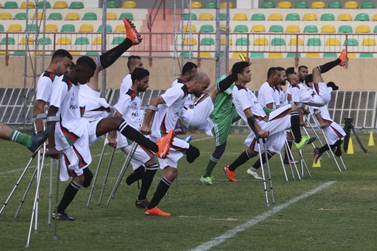 Semangat Pesepak Bola Disabilitas Palestina yang Berharap Lolos ke Piala Dunia