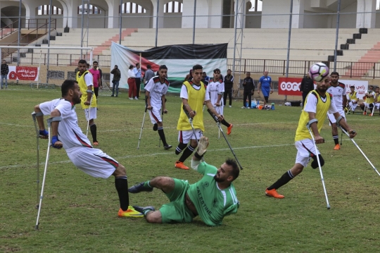 Semangat Pesepak Bola Disabilitas Palestina yang Berharap Lolos ke Piala Dunia