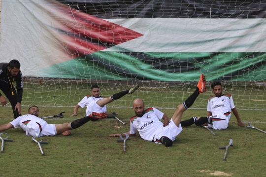 Semangat Pesepak Bola Disabilitas Palestina yang Berharap Lolos ke Piala Dunia