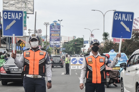 Uji Coba Ganjil Genap di Depok