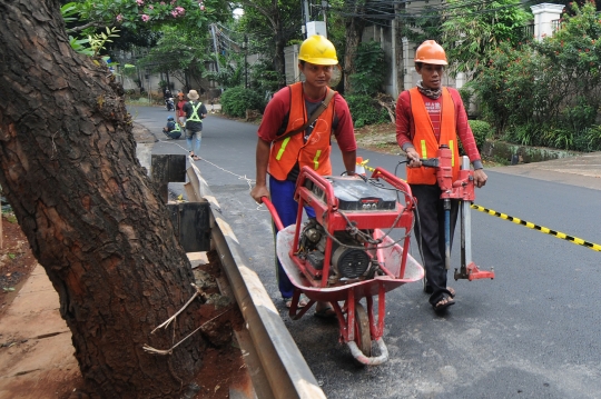 Sumur Resapan di Lebak Bulus Kembali Dilubangi