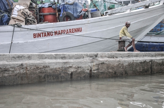 Pelabuhan Sunda Kelapa Terendam Banjir Rob