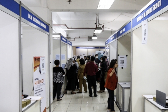 Pencari Kerja Antusias Datangi Jakarta Job Fair