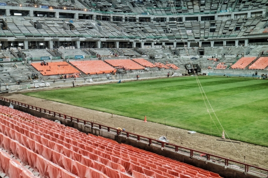 Pembangunan Stadion JIS Capai 87 Persen