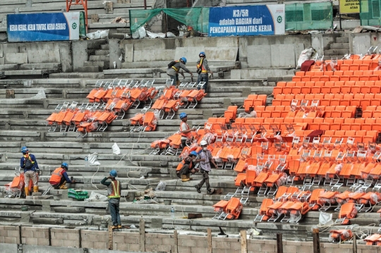 Pembangunan Stadion JIS Capai 87 Persen