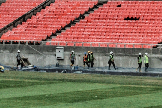 Pembangunan Stadion JIS Capai 87 Persen