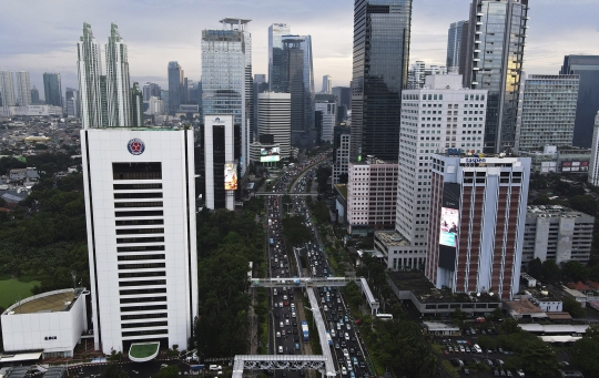 Suasana Lalu Lintas Ibu Kota Seusai Temuan Kasus Omicron