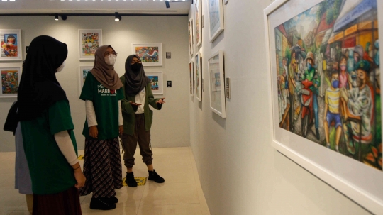 Mengunjungi Pameran Lukisan Membangun Harmoni