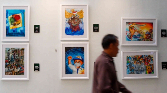 Mengunjungi Pameran Lukisan Membangun Harmoni