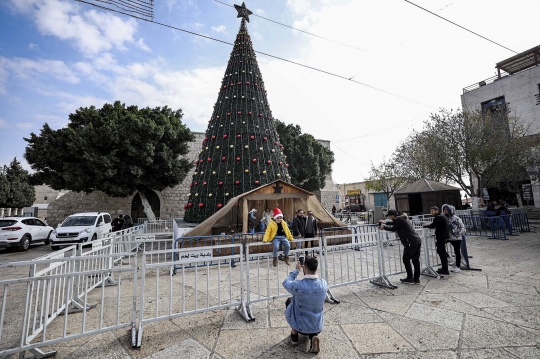 Sepinya Perayaan Natal di Betlehem Palestina Akibat Omicron