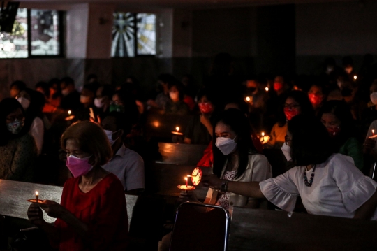 Suasana Ibadah Malam Natal di GPIB Effatha