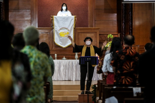 Suasana Ibadah Malam Natal di GPIB Effatha