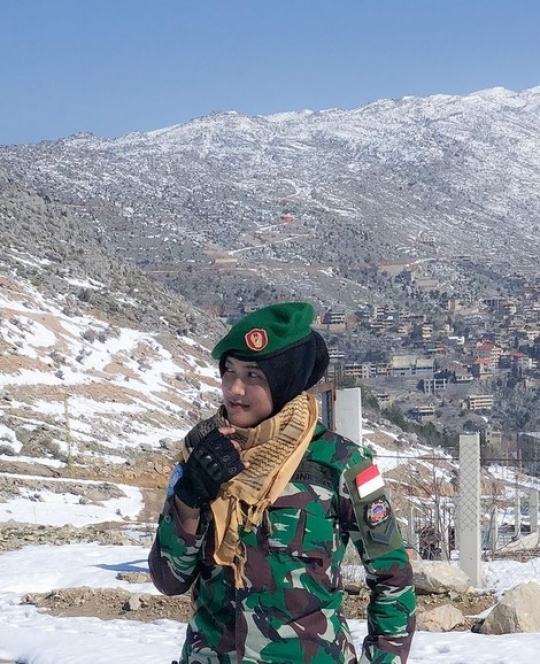 Kenalkan Serda Mey Indri, Anggota TNI Cantik Jadi Pasukan Perdamaian di Libanon