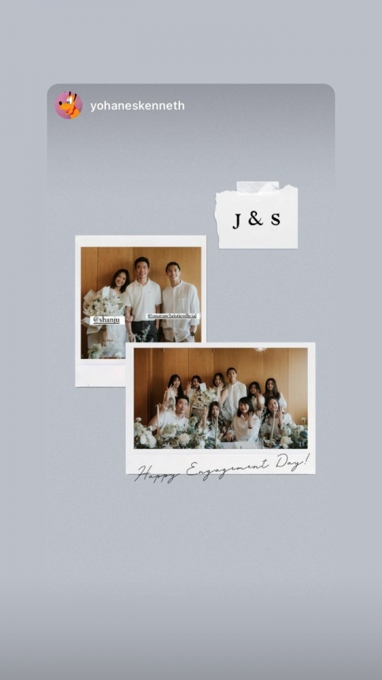 10 Momen Bahagia Jonathan Christie dan Shanju Eks JKT48 yang Resmi Bertunangan