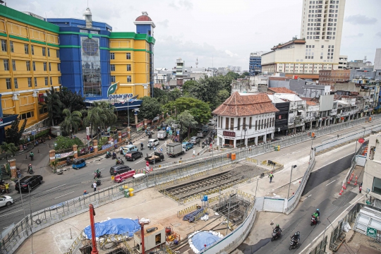 Penampakan Rel Trem Era Kolonial Belanda di Proyek MRT Glodok