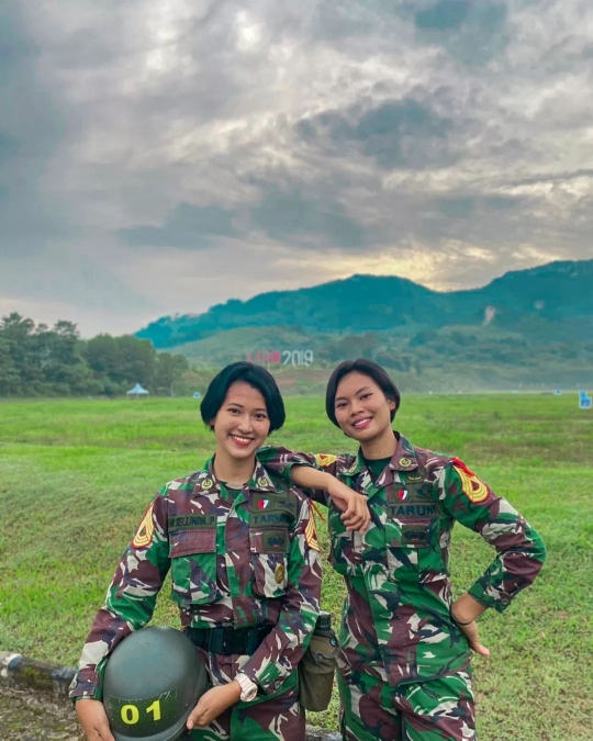 Potret Cantik Almira Bellinda jadi Taruna Pakai Seragam Loreng, Dulu Paskibraka