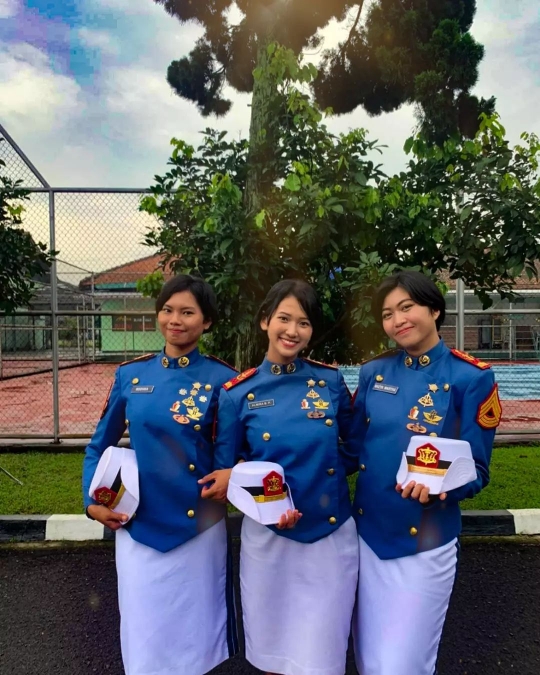 Potret Cantik Almira Bellinda jadi Taruna Pakai Seragam Loreng, Dulu Paskibraka