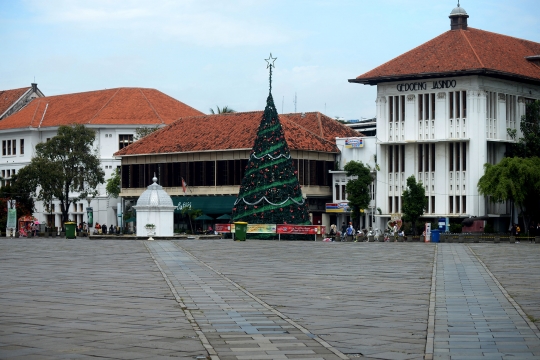 Suasana Kota Tua Jelang Ditutup di Malam Tahun Baru