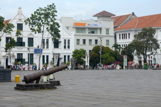 Suasana Kota Tua Jelang Ditutup di Malam Tahun Baru