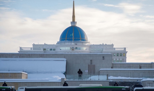 Pengamanan Ketat Kediaman Presiden Kazakhstan untuk Antisipasi Amukan Demonstran
