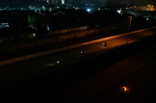 Sepi New Delhi di Tengah Penerapan Jam Malam Akhir Pekan