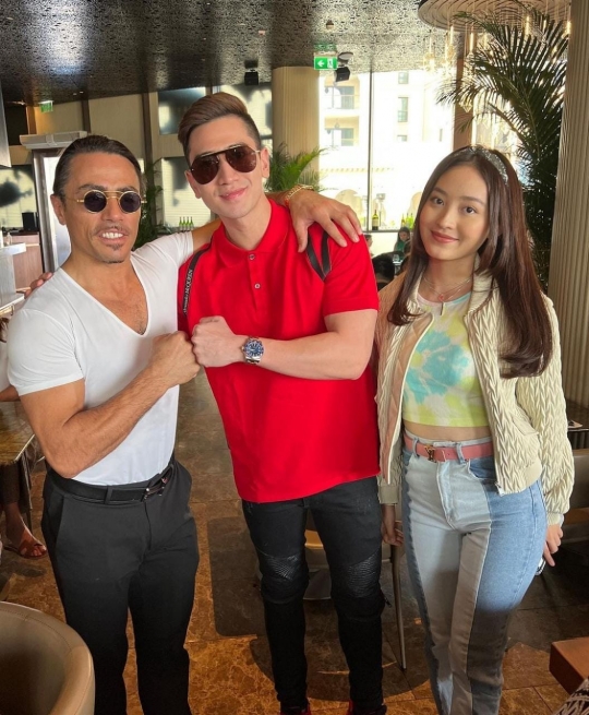 4 Foto Verrell Bramasta & Natasha Wilona Liburan Bareng di Dubai, Netizen Auto Girang
