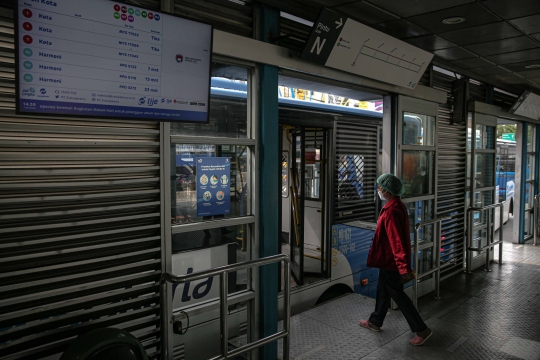 Penyesuaian Operasional Transjakarta di Masa PPKM Level 2