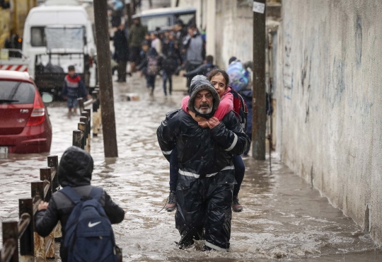 Banjir Rendam Jalur Gaza